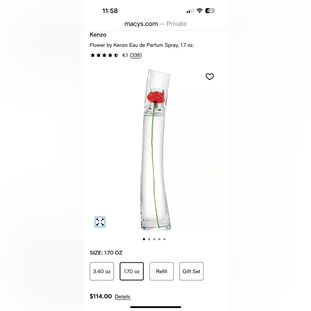 Flower by Kenzo 1.7 fl oz. / 50 ml